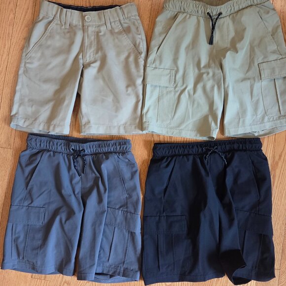 Boys youth shorts lot of 4 dry tech size medium 8 - Picture 1 of 6
